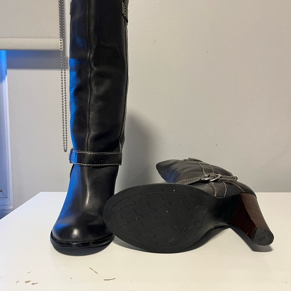 Ralph Lauren Knee-High Leather Boots - Picture 4 of 9